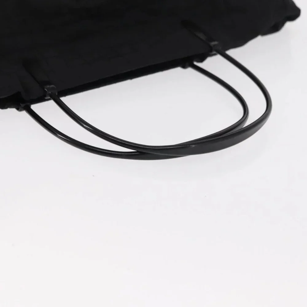 PRADA Hand Bag Nylon Black Silver Auth ka079 - Picture 8 of 16